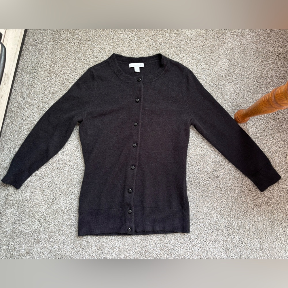 New York & Company XS Black Cardigan